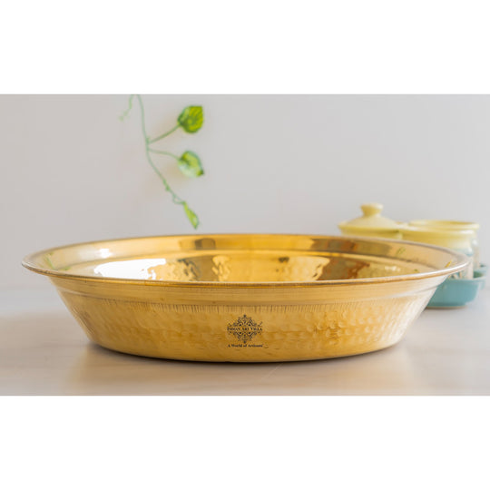 Traditional Pure Brass Parat: A Timeless Blend of Craftsmanship and Elegance, Kitchenware