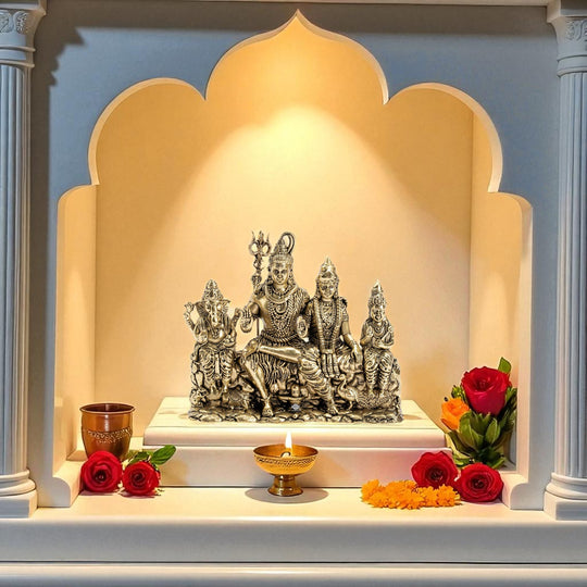 Pure Brass Shiv Pariwar/Family Murti