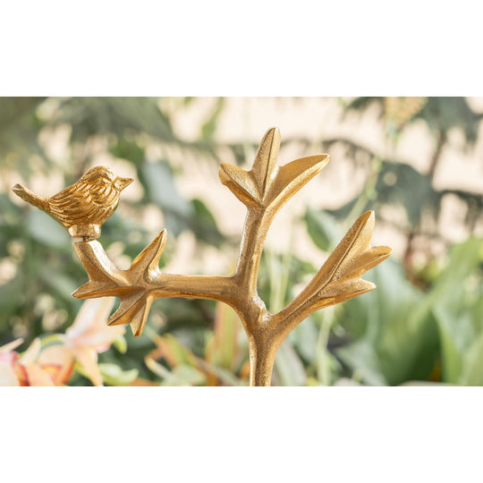 Brass Finish Bird Design Decorative Dry Fruit Bowl