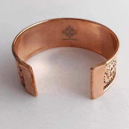 Pure Copper Jai Mata Di Bangle Handcrafted Spiritual Bracelet