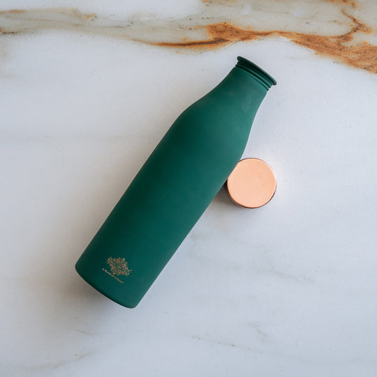 Copper Bottle with Silk Finish 900 ML