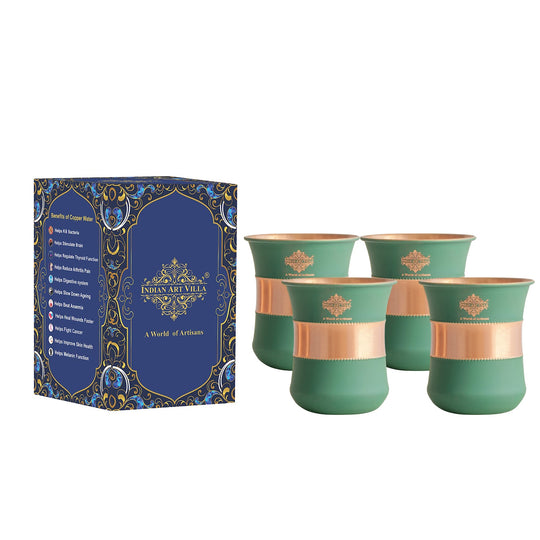 Handmade copper glass for Ayurvedic drinking use