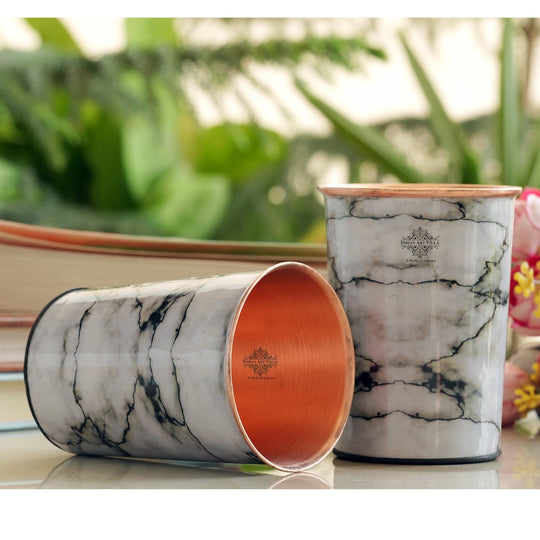 Pure copper tumbler crafted for hydration use