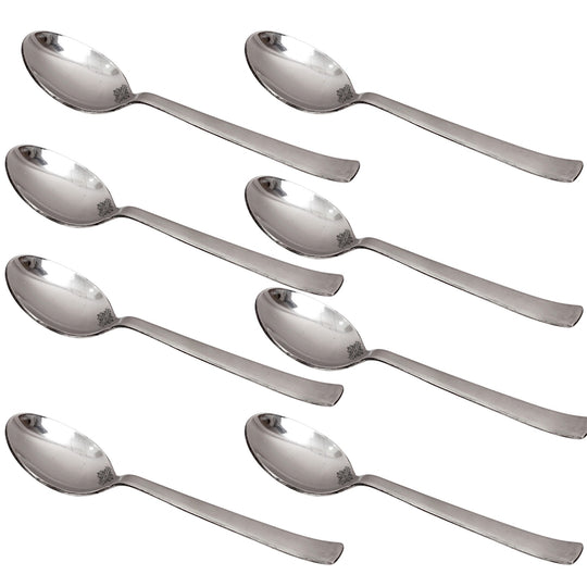 Pure Stainless Steel Handmade Matt Finish Design Soup Spoon