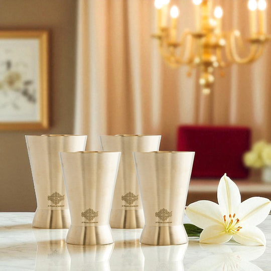 Brass Matt Finish Rugail Glass