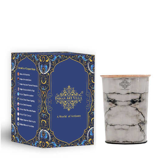 Copper glass for detox and wellness drinking