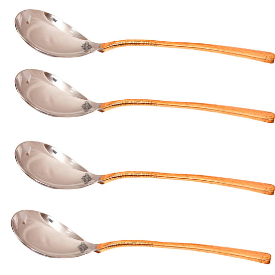 Pure Steel Copper  Hammer Design Serving Spoon, Serving Chaffing Dishes,