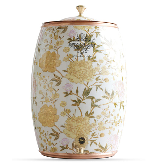 5 litre copper water dispenser with tap – capacity, purification and diamond pattern – copper matka 5 litre price
