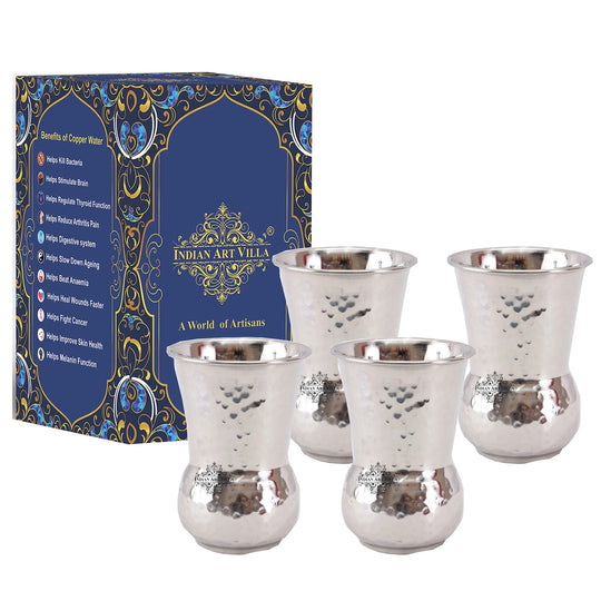 Pure Steel Hammered Design Mathat Glass