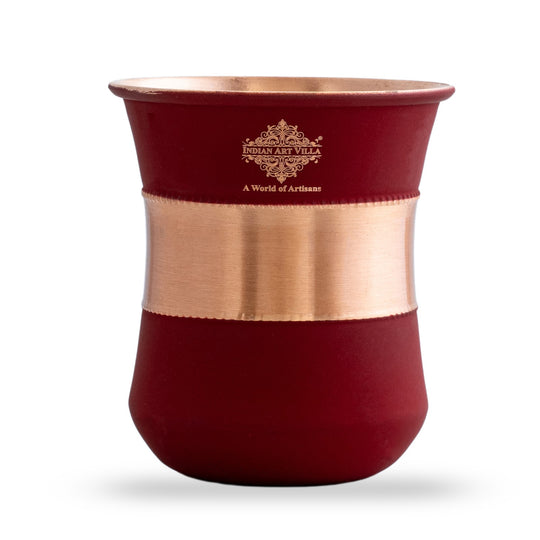 Premium copper glass for home hydration wellness