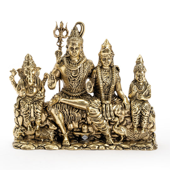 Pure Brass Shiv Pariwar/Family Murti