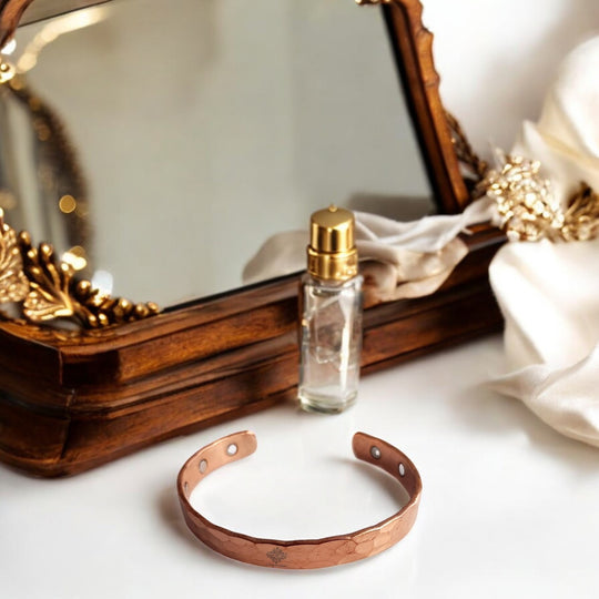 Pure Copper Plain Bangle Adjustable Bracelet for Men & Women