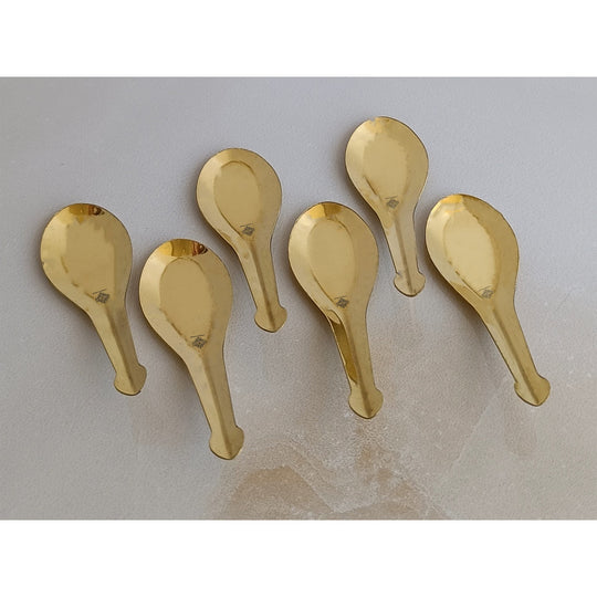 Brass Gold Float Masala Spoon