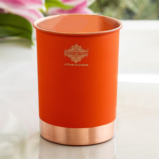 Premium Copper Glass in Ombre Silk Finish  - 275 ML