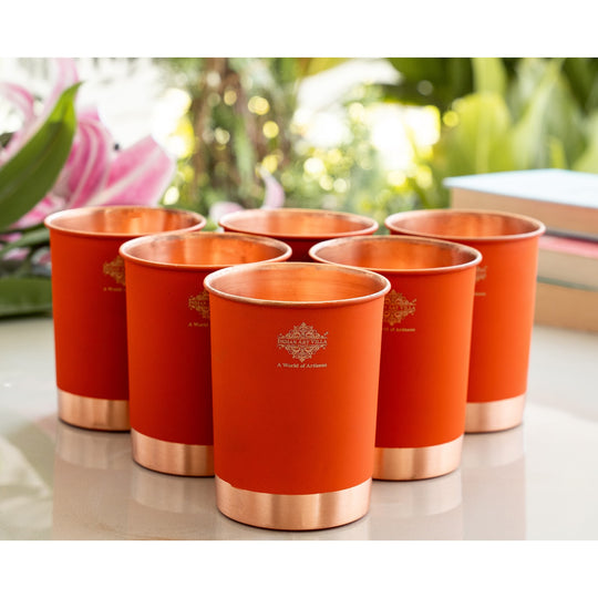 Pure copper glass premium crafted for daily use India