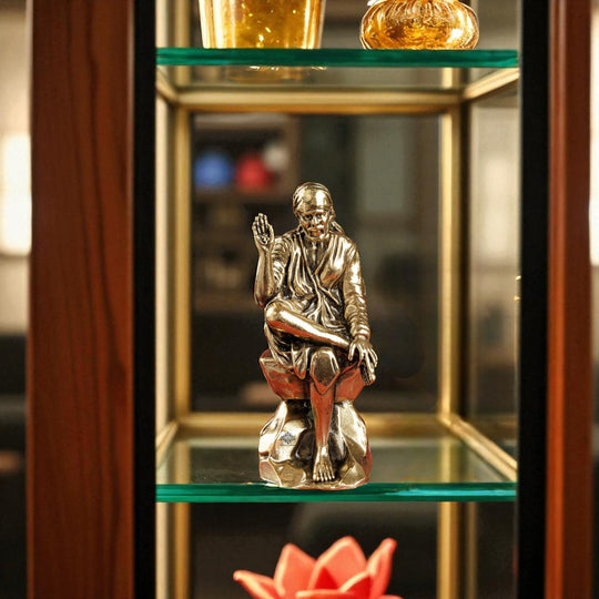 Pure Brass Shirdi Sai Baba Murti Idol