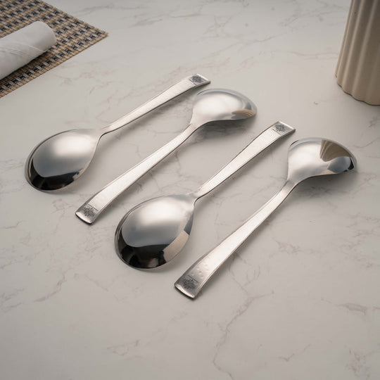 Stainless Steel Handmade Hammer Design Serving service Spoon
