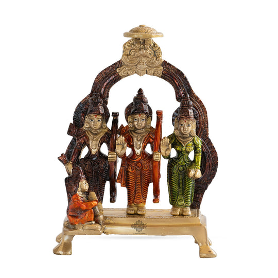 Pure Brass Ram Darbar With Elegant design & Suraj On top