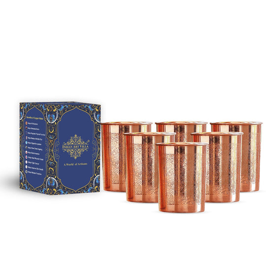 Copper tumbler for Ayurvedic hydration use