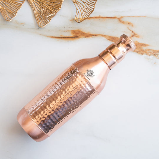 Copper Bottle With Champagne Bottle-Inspired Shape | 1350 ML