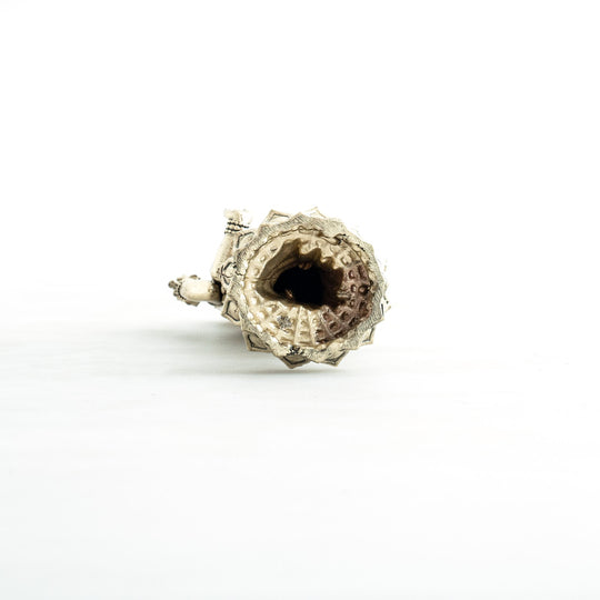 Pure Brass Laxmi JI Standing Murti With Lotus Flower