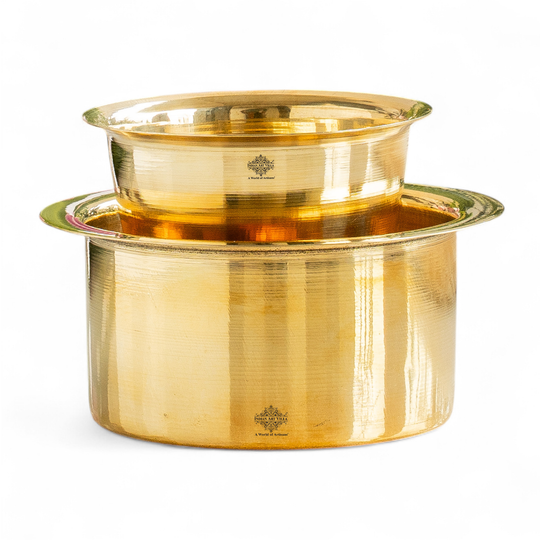 Pure Brass Dabra Set With 290 ML Capacity