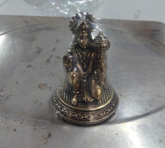 Brass Hanuman Ji Murti – Kneeling Blessing Idol