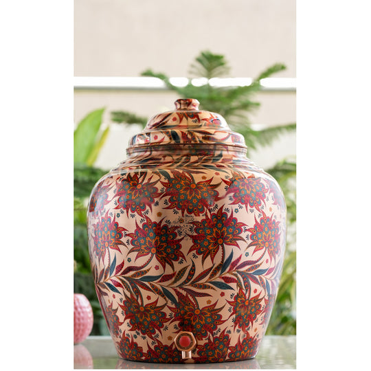 5 litre copper matka in protective retail carton – copper matka 5 litre