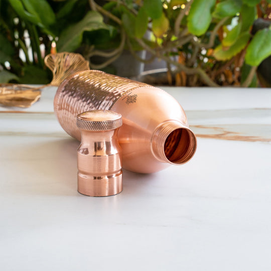Copper Bottle With Champagne Bottle-Inspired Shape | 1350 ML