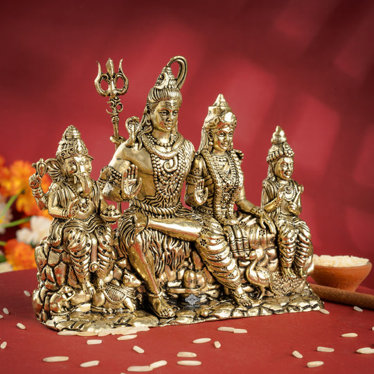 Pure Brass Shiv Pariwar/Family Murti