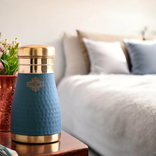 Personalized Copper Silk Finish Bedroom Water Bottle 950 ML