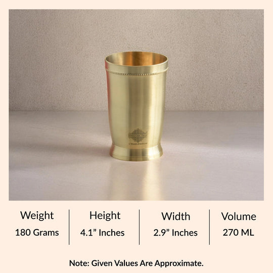 Pure Brass Matt Finish Glass