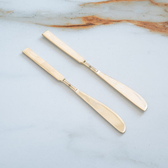 Brass Designer Knife With Flat Edge, Length 8.3 Inch