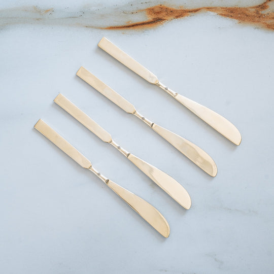 Brass Designer Knife With Flat Edge, Length 8.3 Inch