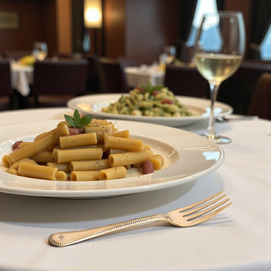 Brass Fork With Bedding Design, Length-8 Inches