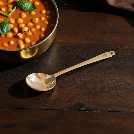Pure Brass Cutlery Serving Spoon, Kitchenware