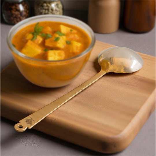 Pure Brass Cutlery Serving Spoon, Kitchenware