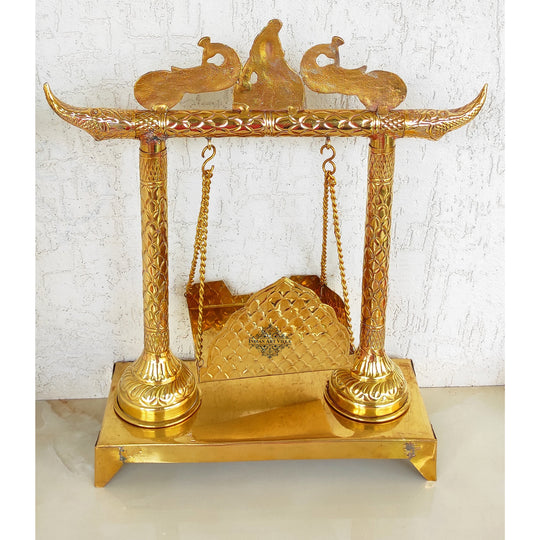 Krishna Ji Brass Jhula Swing for Home & Temple