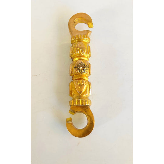 Pure Brass Jhula Chain Hook with Pan Design
