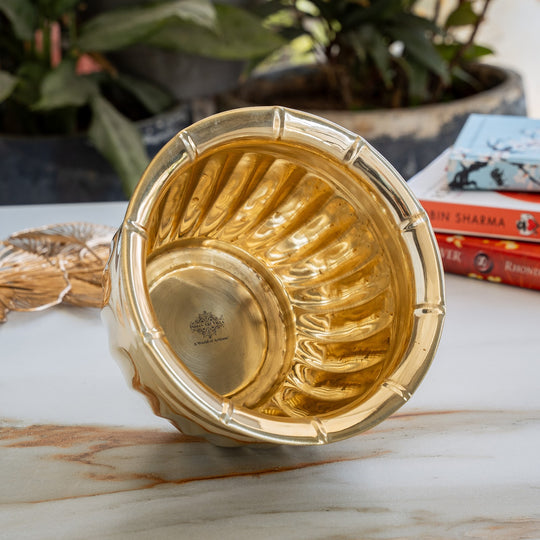 Brass Handmade Designer Planter, Flower Pot, Home Decor