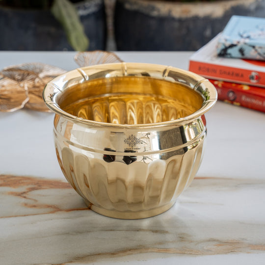 Brass Handmade Designer Planter, Flower Pot, Home Decor