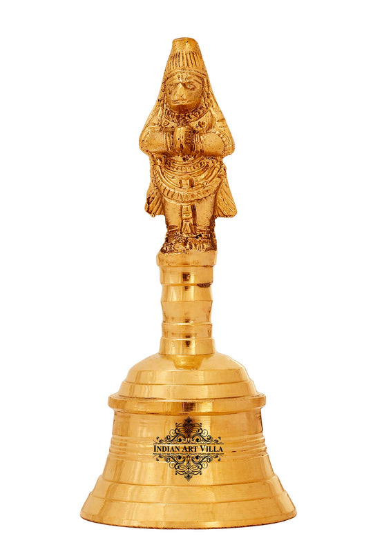 Brass Hanuman Ji Design Pooja Bell or Ghanti