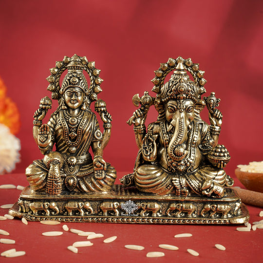 Pure Brass Ganesh Ji Murti With