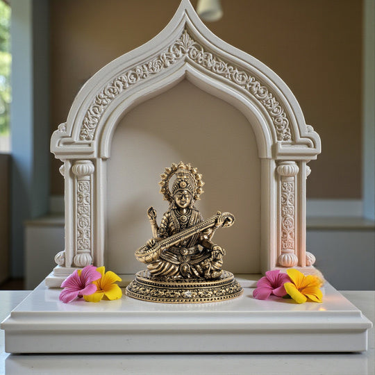 Pure Brass Goddess Saraswati ji Idol