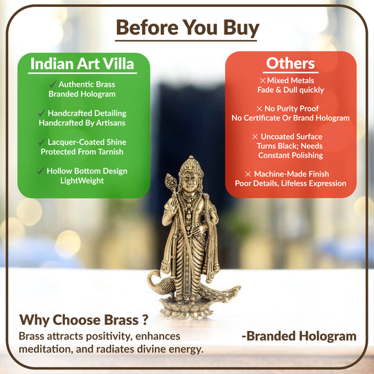Pure Brass Murgan Murti