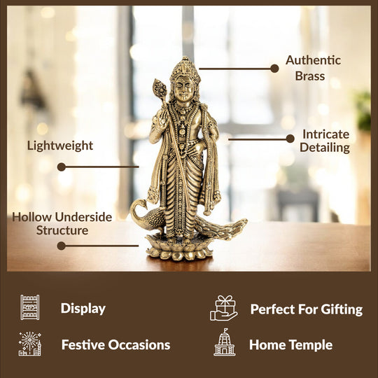 Pure Brass Murgan Murti
