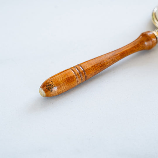 Brass Strainer/Chalni with wooden Handle,7.5 inch length