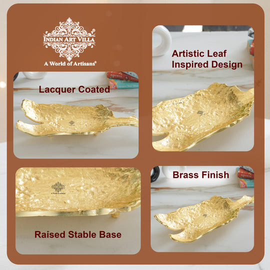 Antique Brass Rough Finish Tray/Paltter