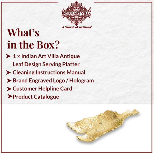 Antique Brass Rough Finish Tray/Paltter