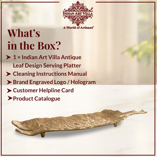 Antique Brass Rough Finish Tray/Paltter